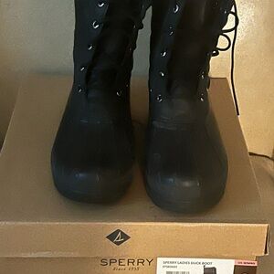 Sperry Women's Black Winter Boots
